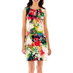5 for $25| Worthington Sleeveless Floral Print Shift Dress Size S